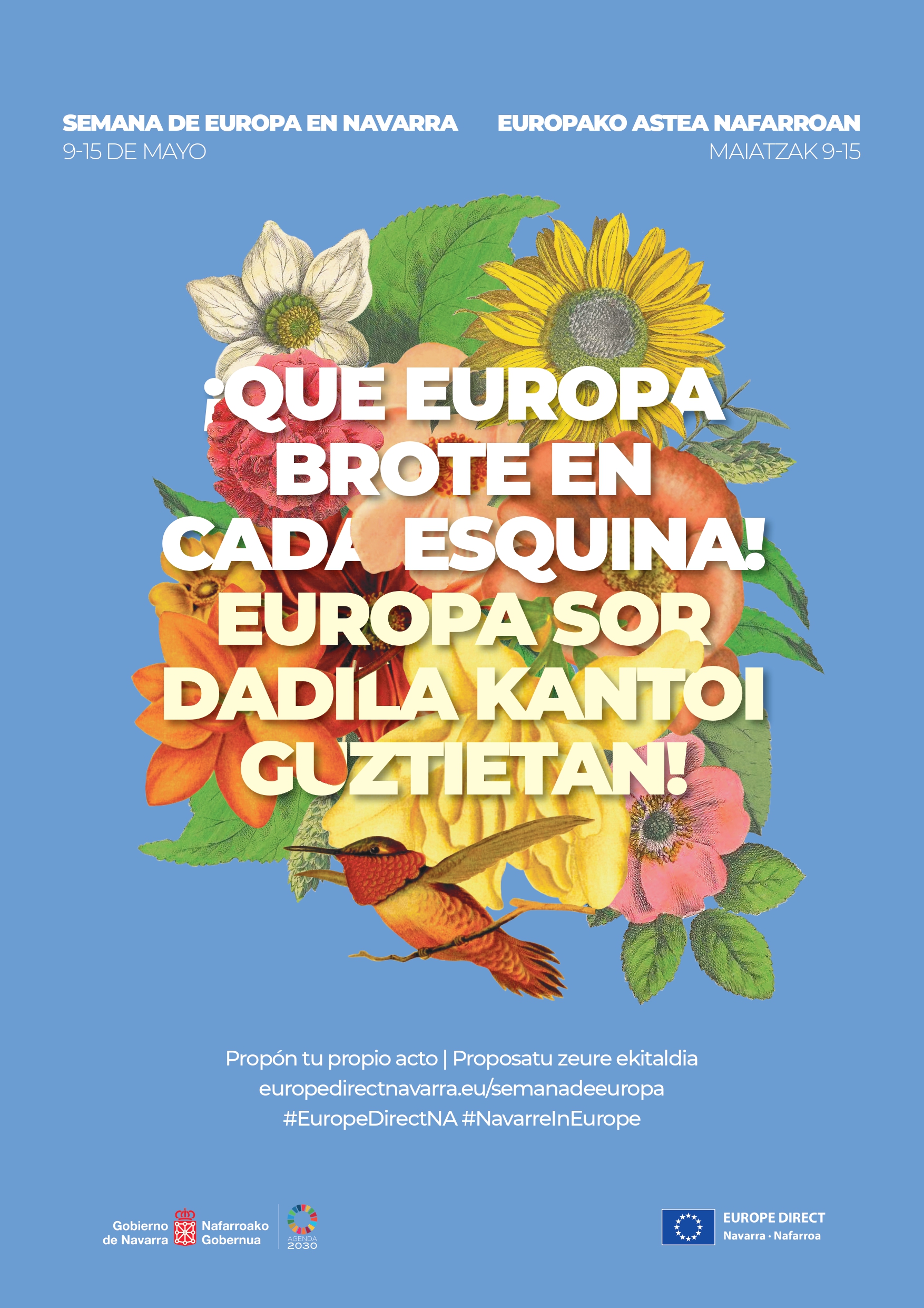 Semana europea Gobierno de Navarra cartel