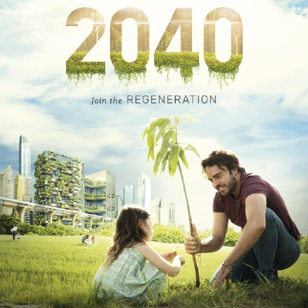 Ciclo de cine y ciencia ADItech Cartel película 2040 documental